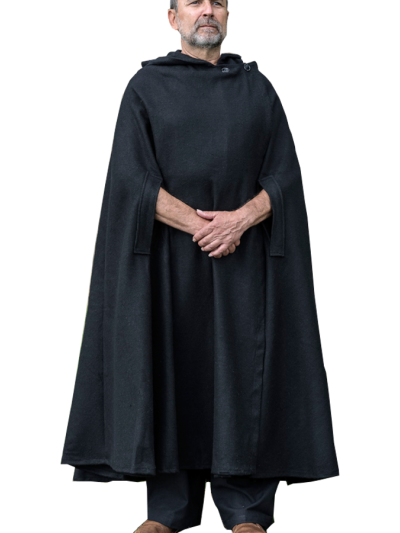 Trollfelsen_Mittelalter_Umhang_Aamira schwarz_1